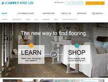Tablet Screenshot of carpetonewilmington.com